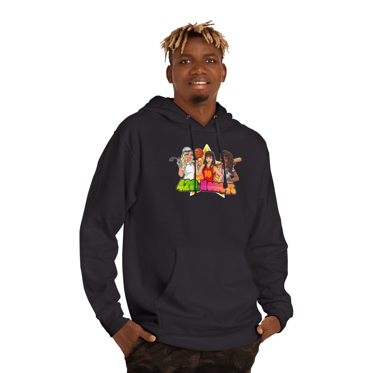 420 Honeys Women’s Cropped Hooded Sweatshirt
