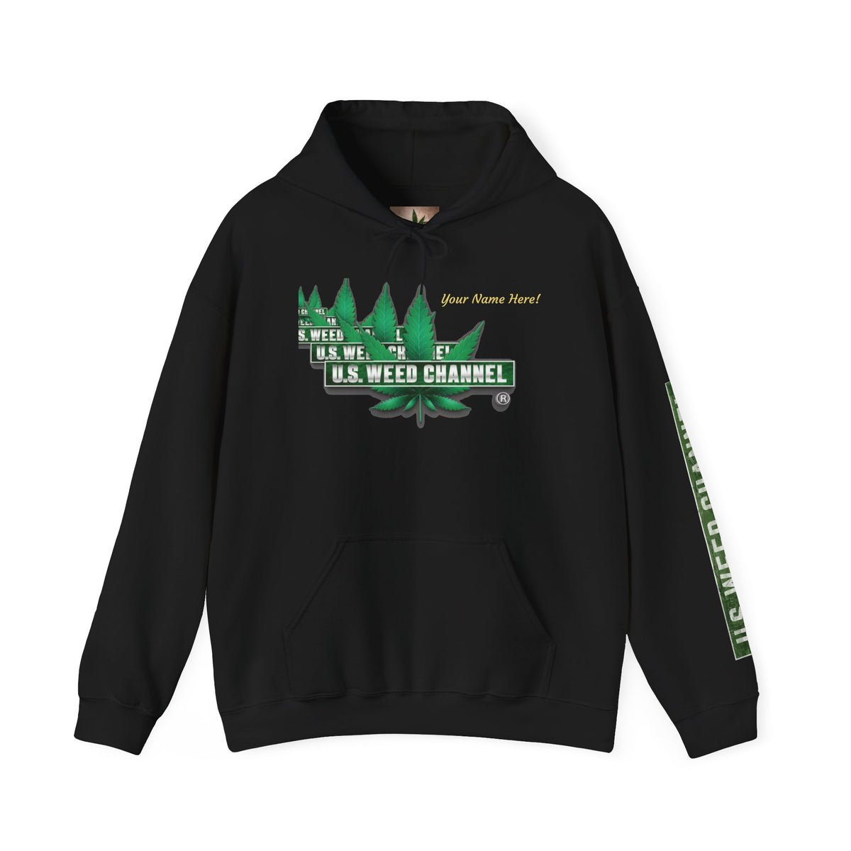 U.S. Weed Channel Hoodie — Repeater Logo Pullover