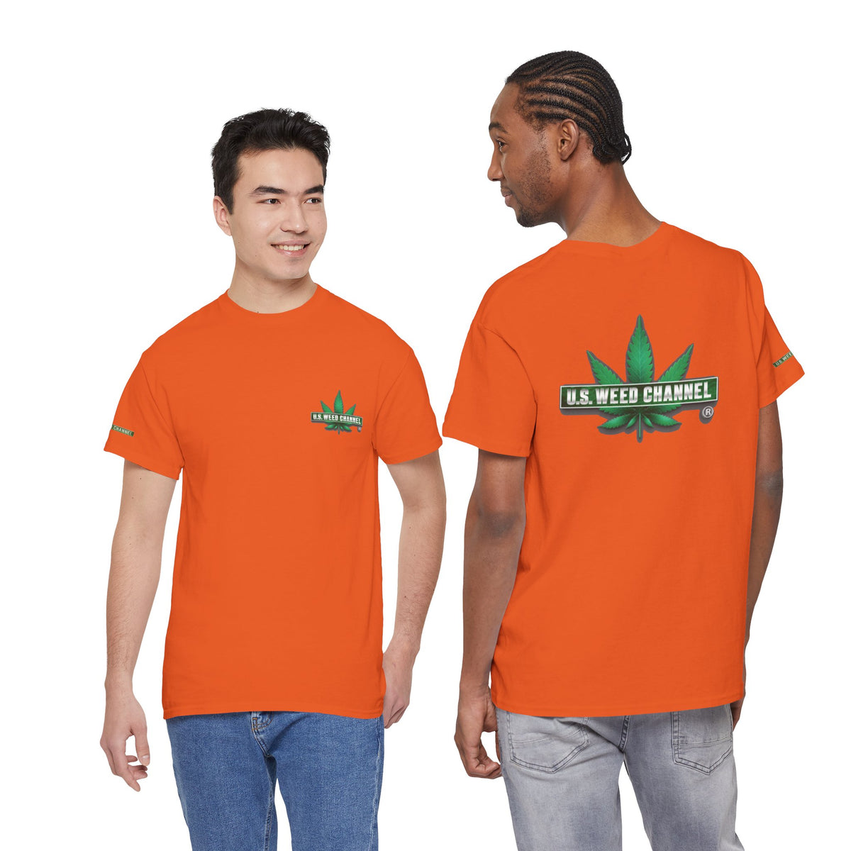 U.S. WEED CHANNEL 'Basics' T-Shirt – USWC Logo Tee