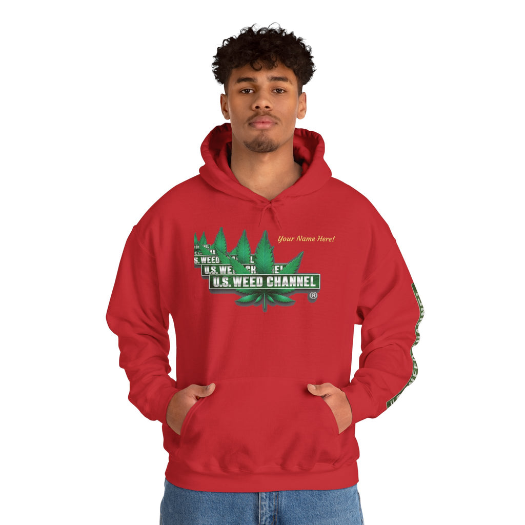 U.S. Weed Channel Hoodie — Repeater Logo Pullover