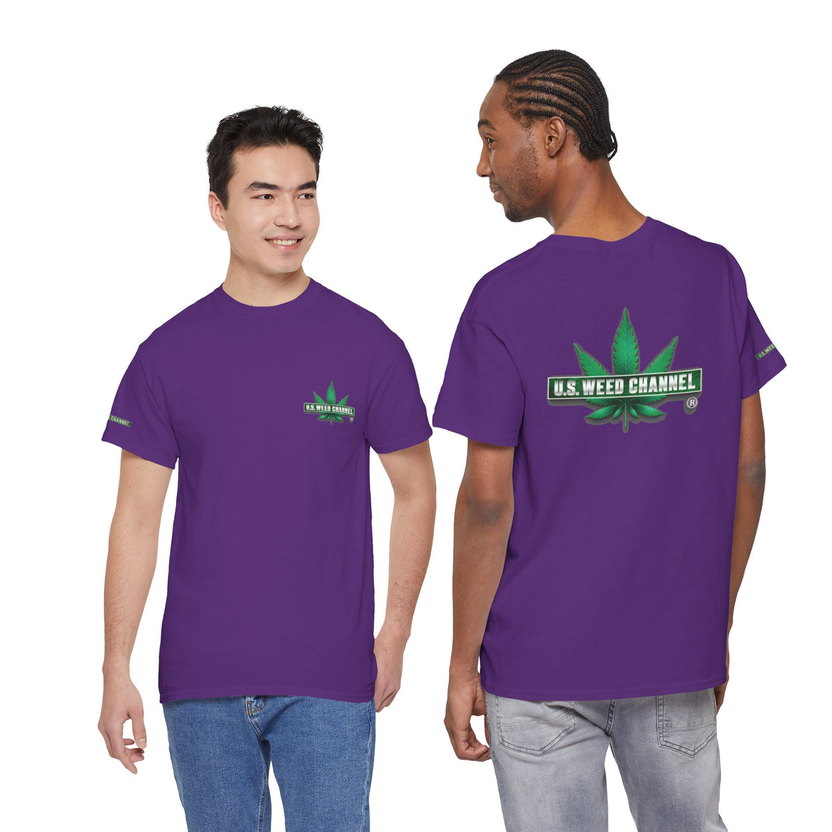 U.S. WEED CHANNEL 'Basics' T-Shirt – USWC Logo Tee