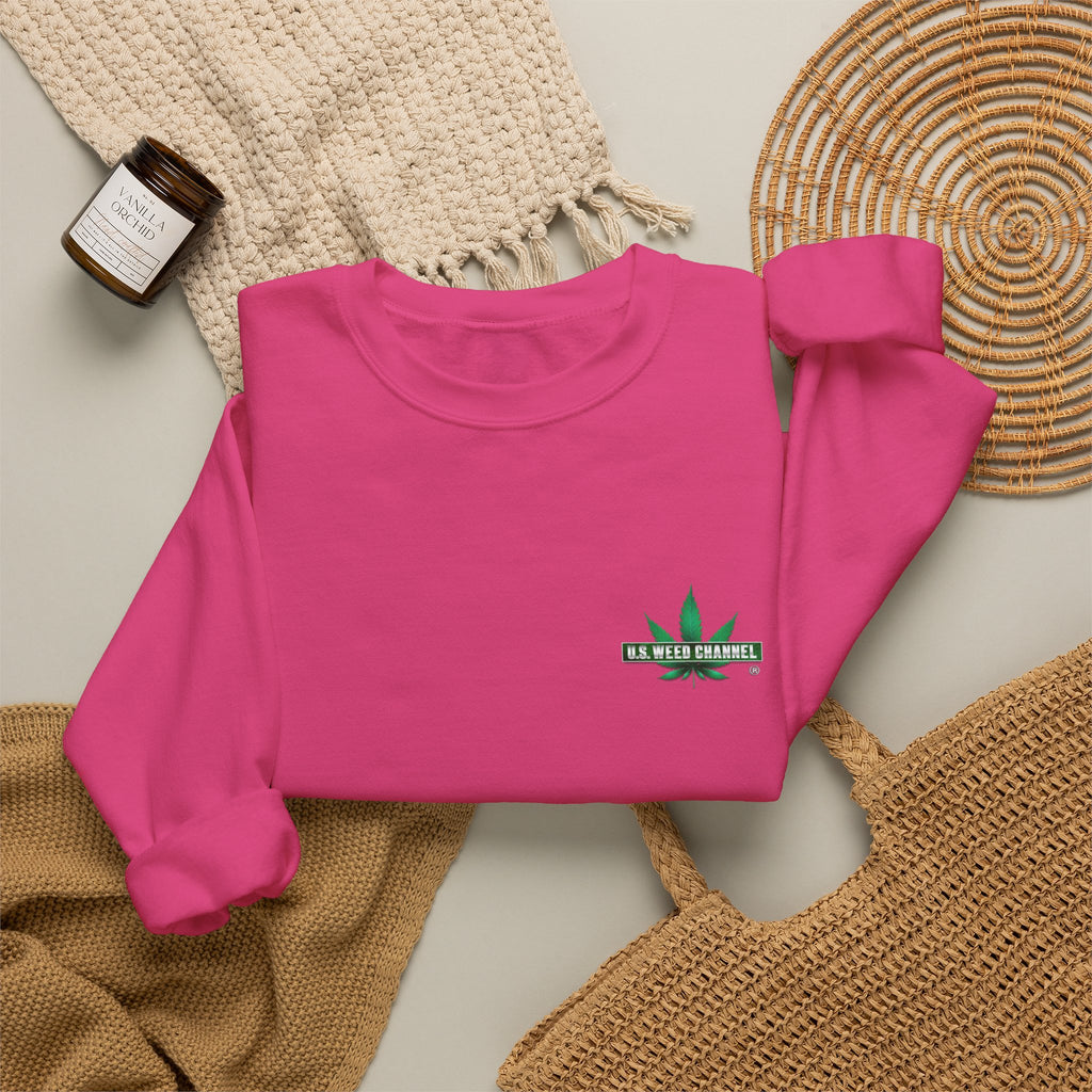 U.S. WEED CHANNEL Basics - Crewneck Everyone Sweatshirt