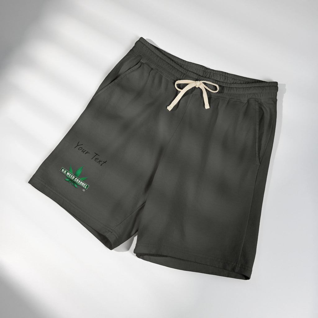 PERSONALIZED! Chillaxin' Fleece Sweat Shorts — U.S. WEED CHANNEL Branded