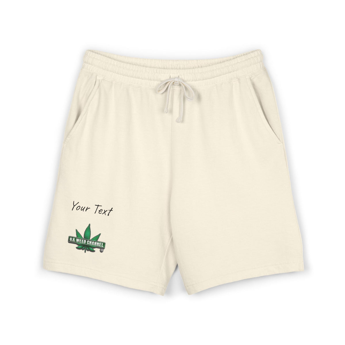 PERSONALIZED! Chillaxin' Fleece Sweat Shorts — U.S. WEED CHANNEL Branded