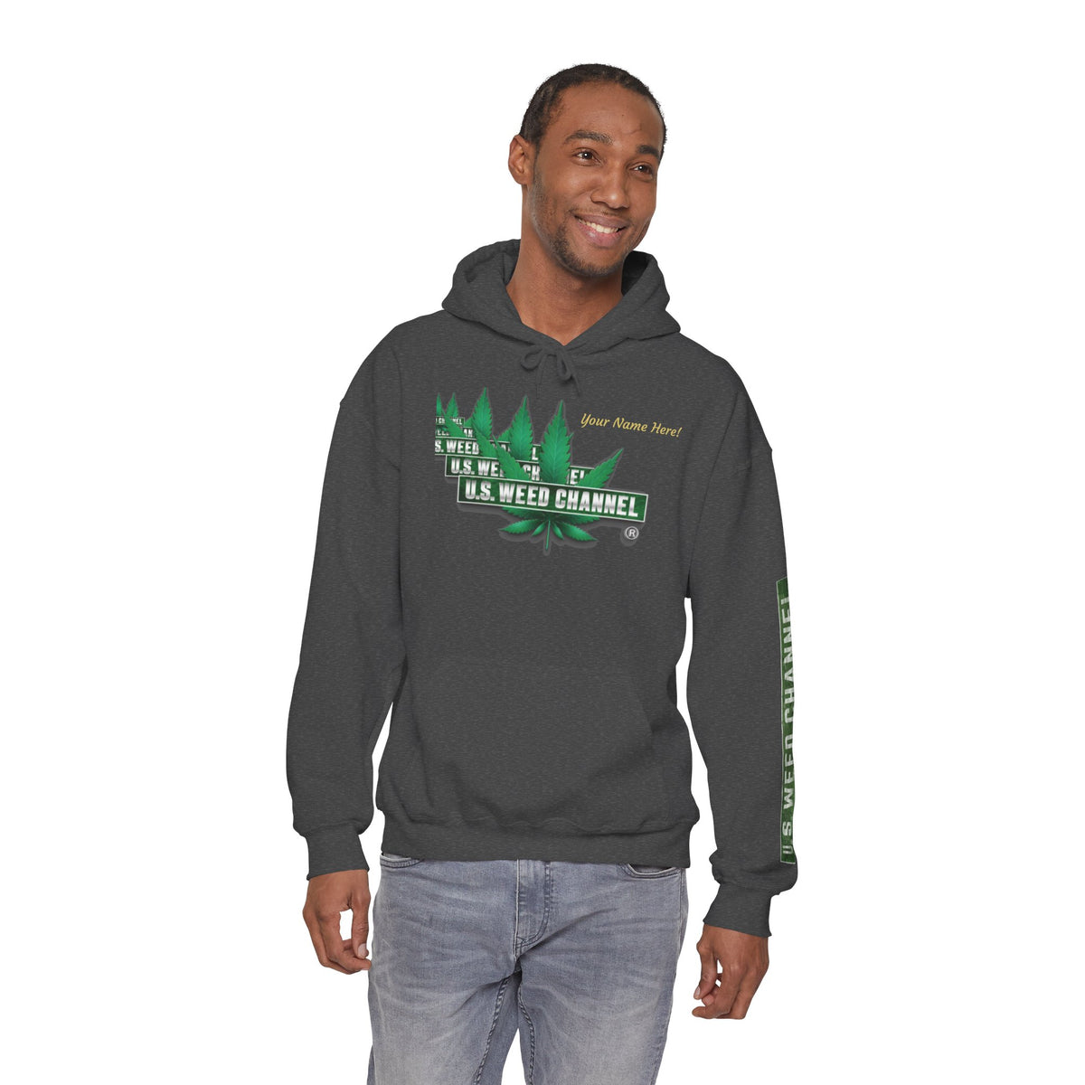 U.S. Weed Channel Hoodie — Repeater Logo Pullover