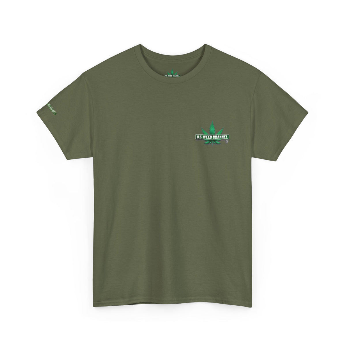 U.S. WEED CHANNEL 'Basics' T-Shirt – USWC Logo Tee