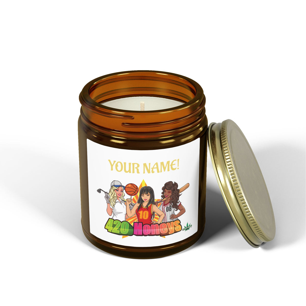 PERSONALIZED! 420 Honeys - Girl-Power-Safety-Meeting-Deluxe - Scented Candles