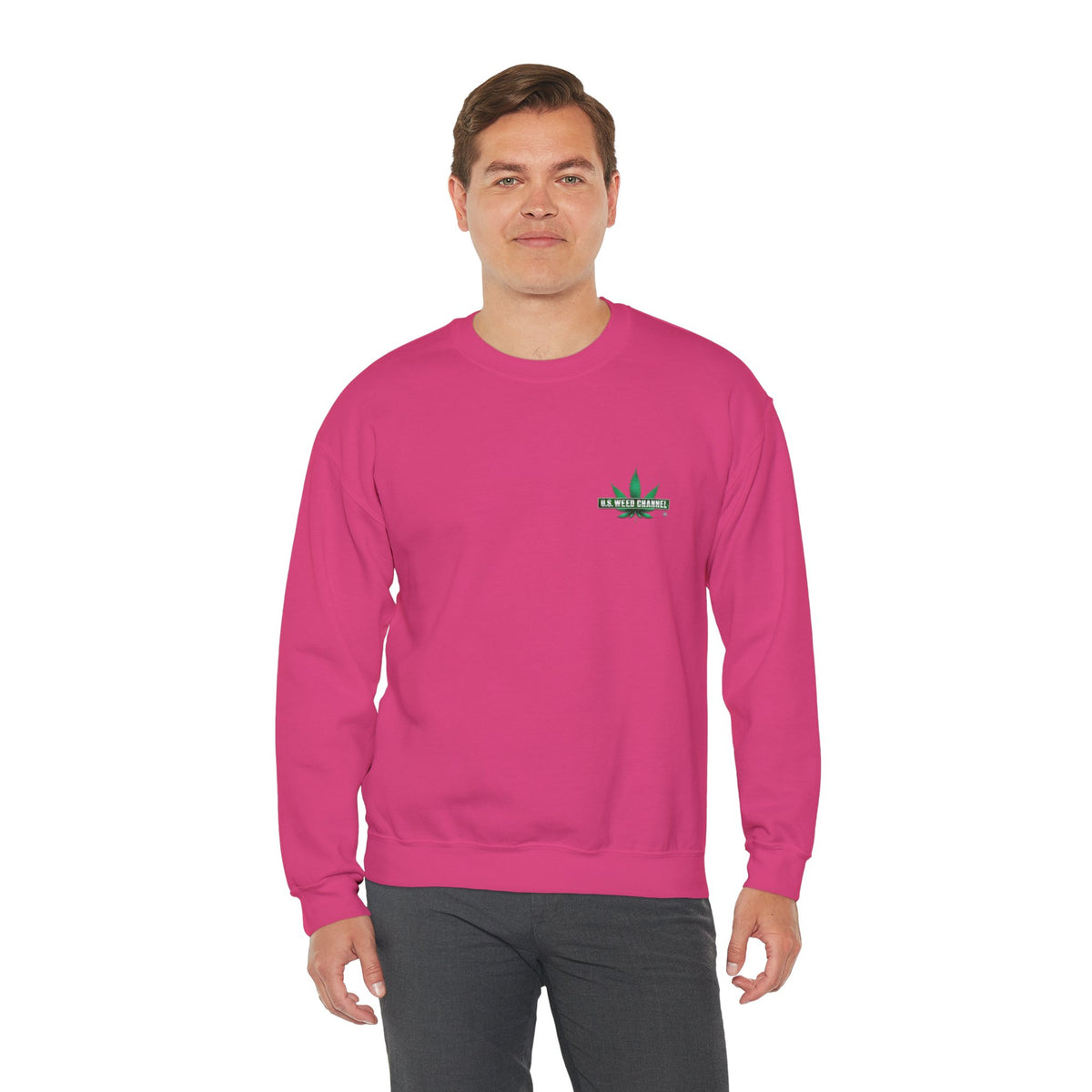 U.S. WEED CHANNEL Basics - Crewneck Everyone Sweatshirt