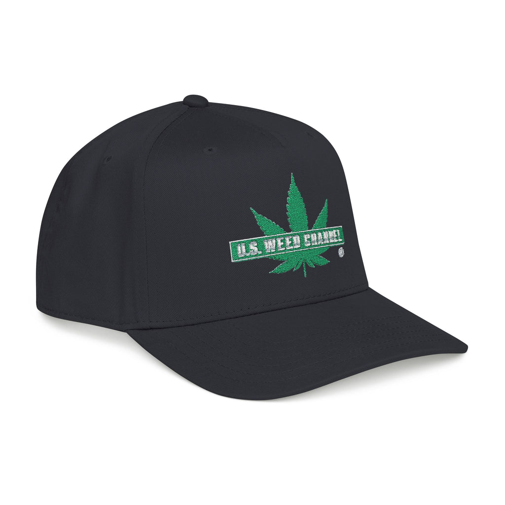 The 'Pass That Time' Mid Profile Baseball Cap by U.S. WEED CHANNEL