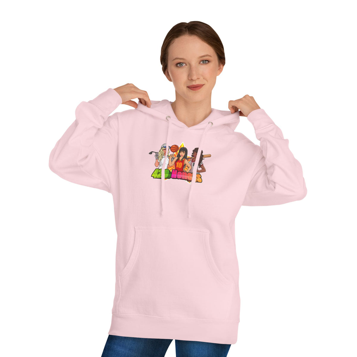 420 Honeys Women’s Cropped Hooded Sweatshirt