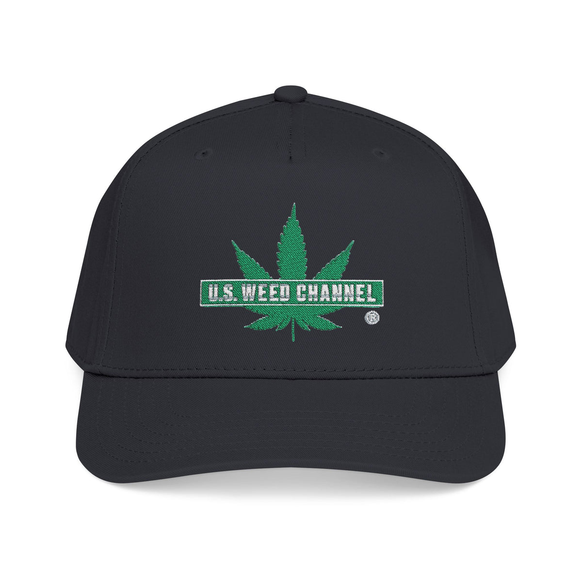 The 'Pass That Time' Mid Profile Baseball Cap by U.S. WEED CHANNEL