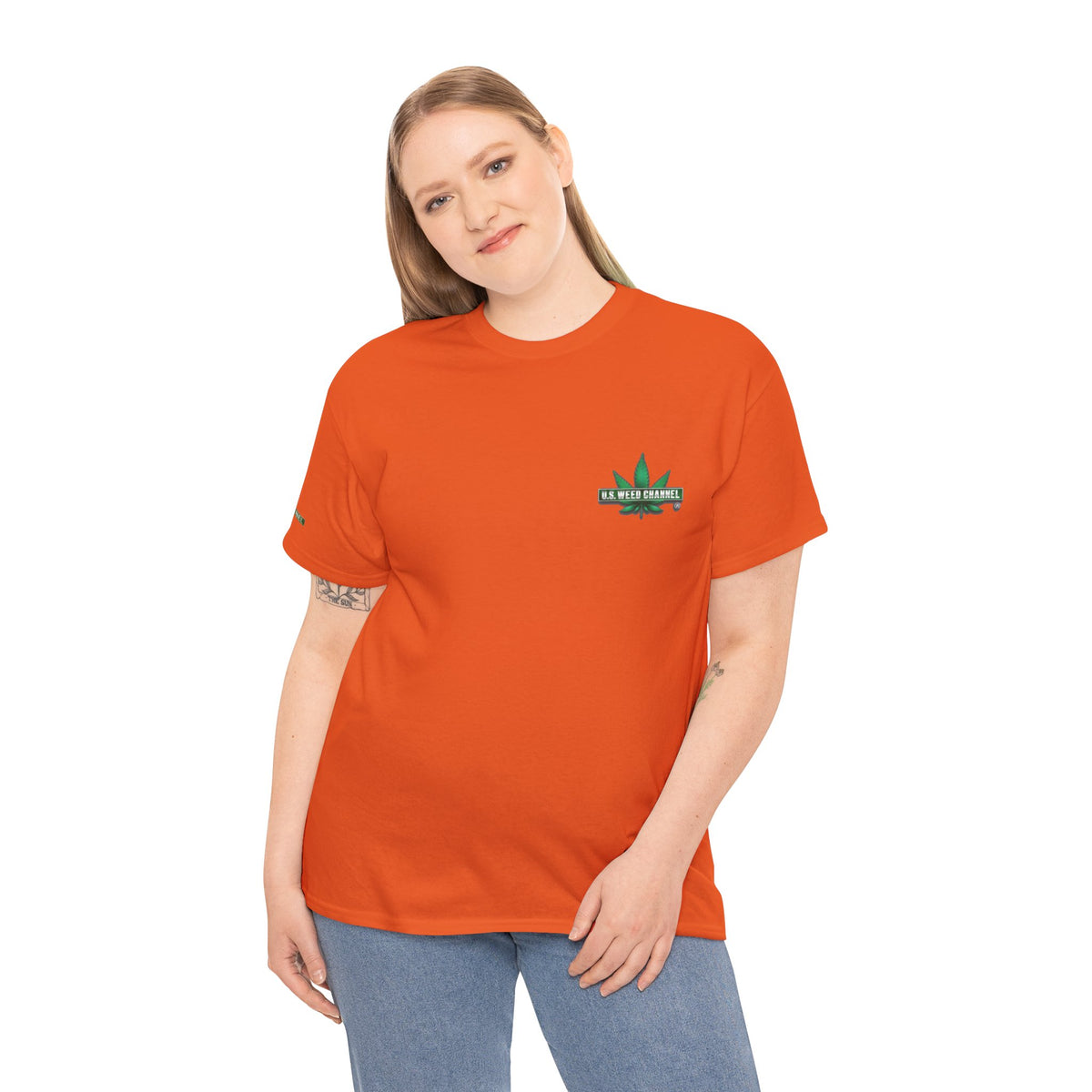 U.S. WEED CHANNEL 'Basics' T-Shirt – USWC Logo Tee