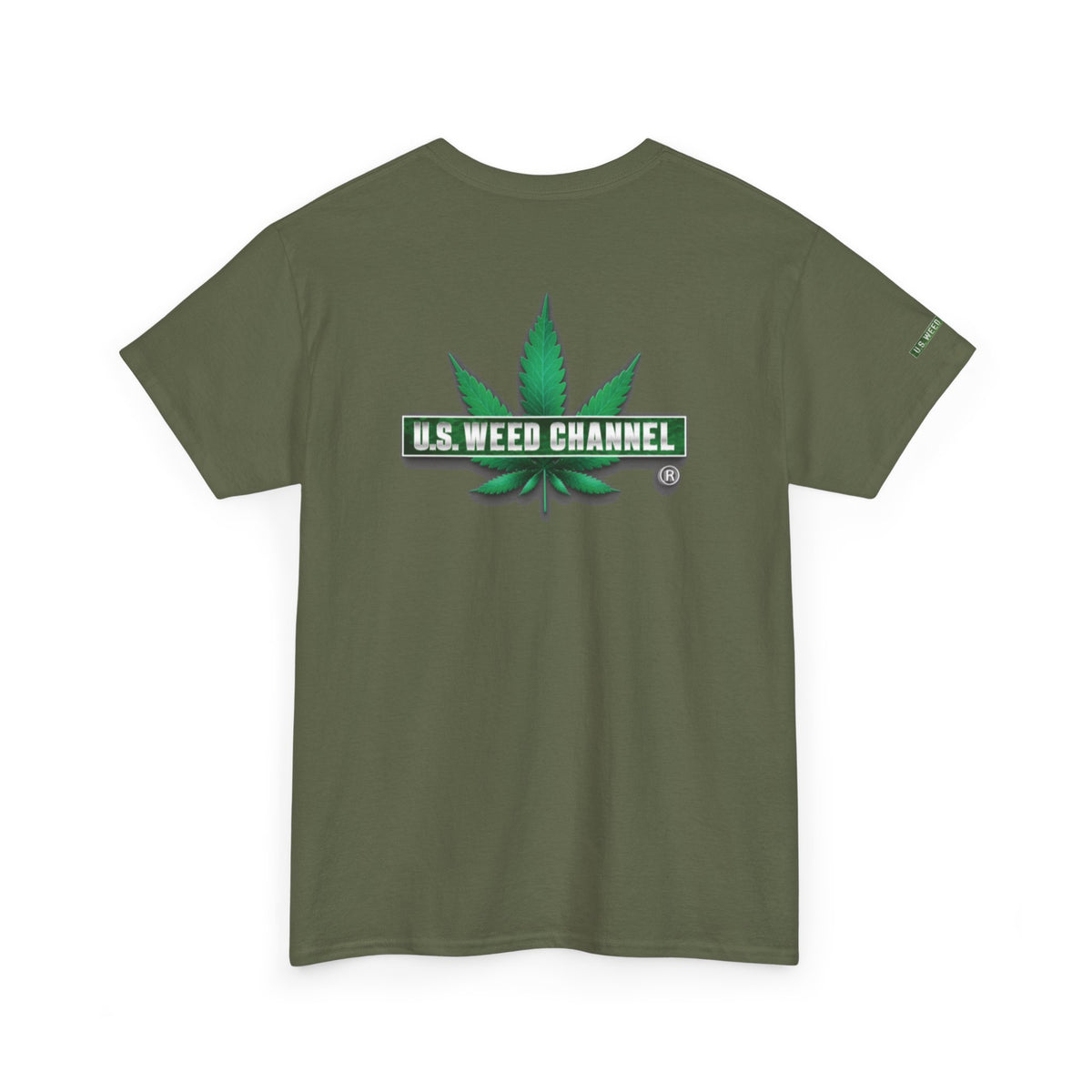 U.S. WEED CHANNEL 'Basics' T-Shirt – USWC Logo Tee