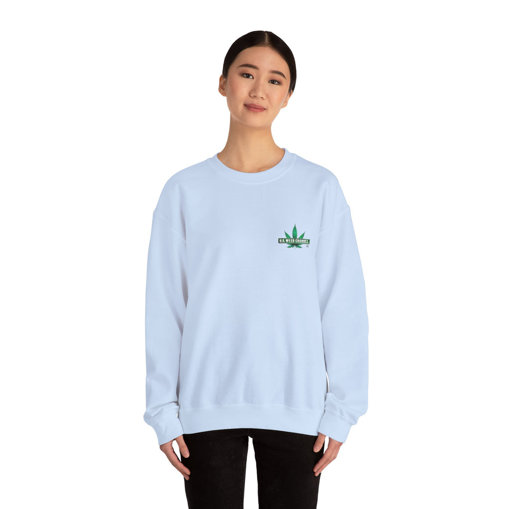 U.S. WEED CHANNEL Basics - Crewneck Everyone Sweatshirt