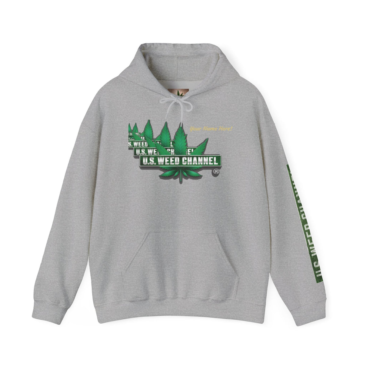 U.S. Weed Channel Hoodie — Repeater Logo Pullover