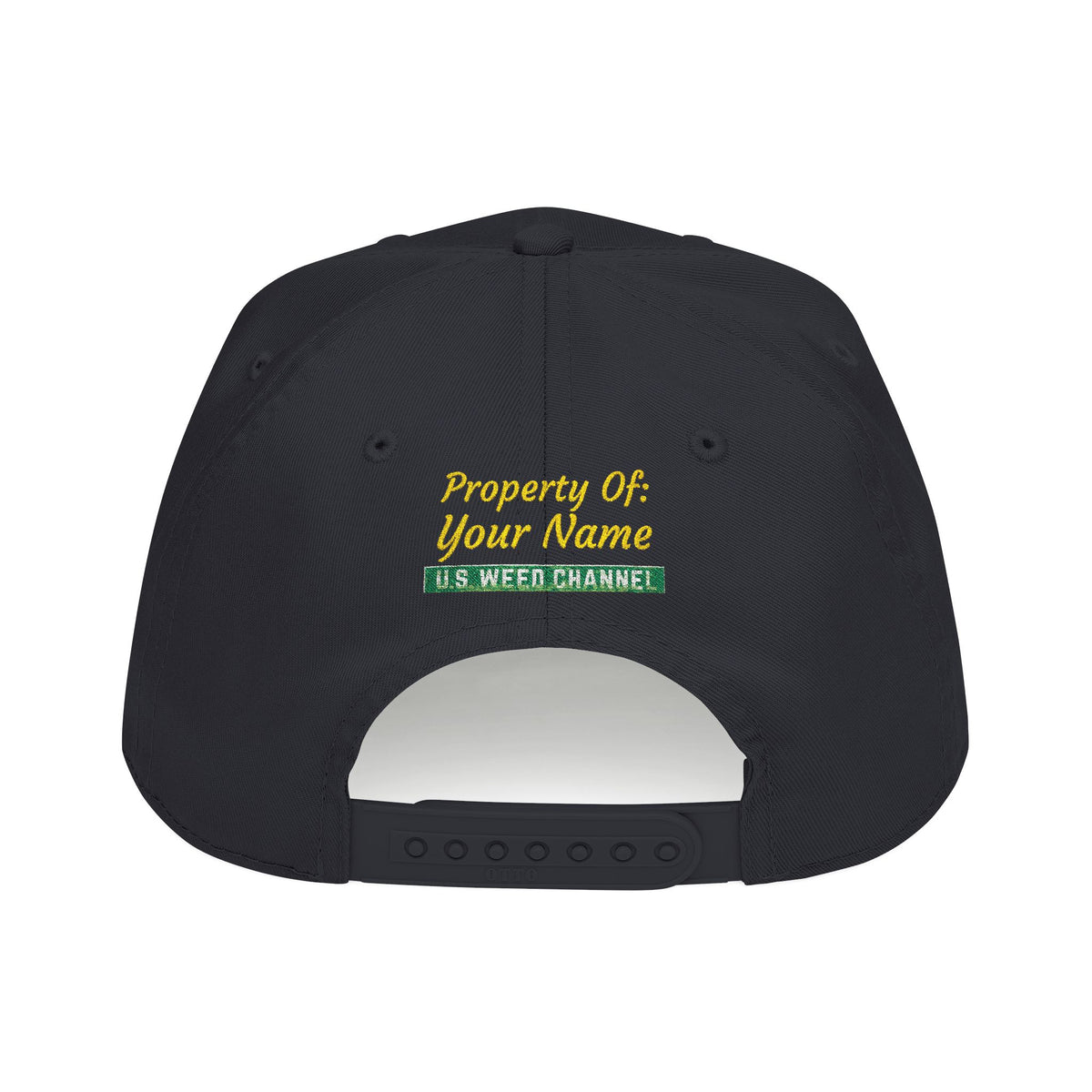 The 'Pass That Time' Mid Profile Baseball Cap by U.S. WEED CHANNEL