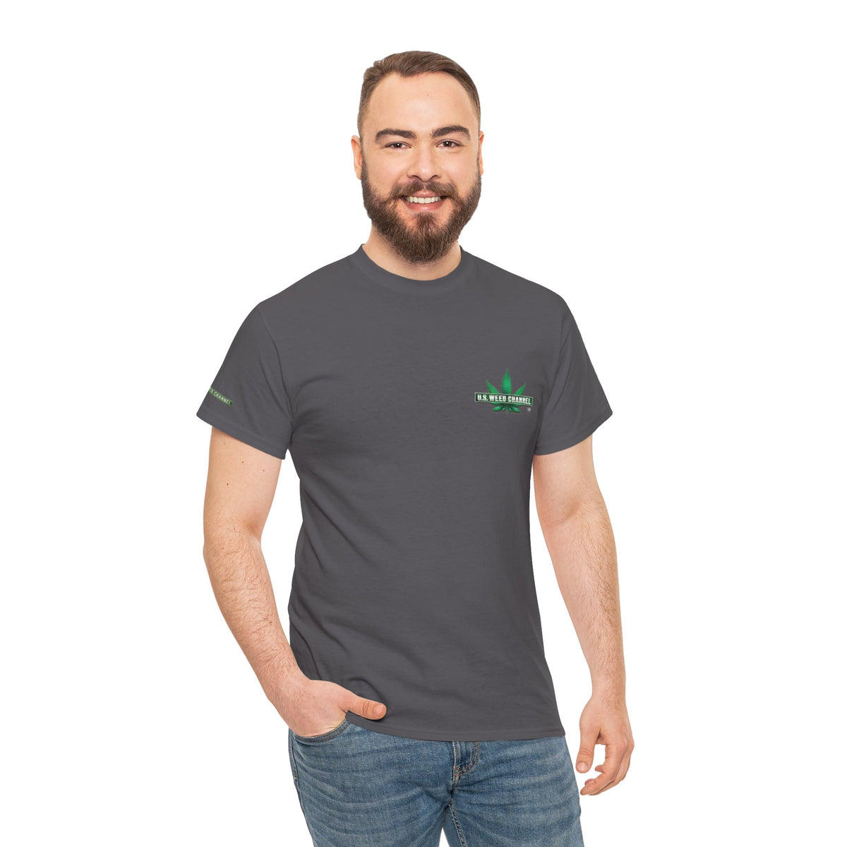 U.S. WEED CHANNEL 'Basics' T-Shirt – USWC Logo Tee