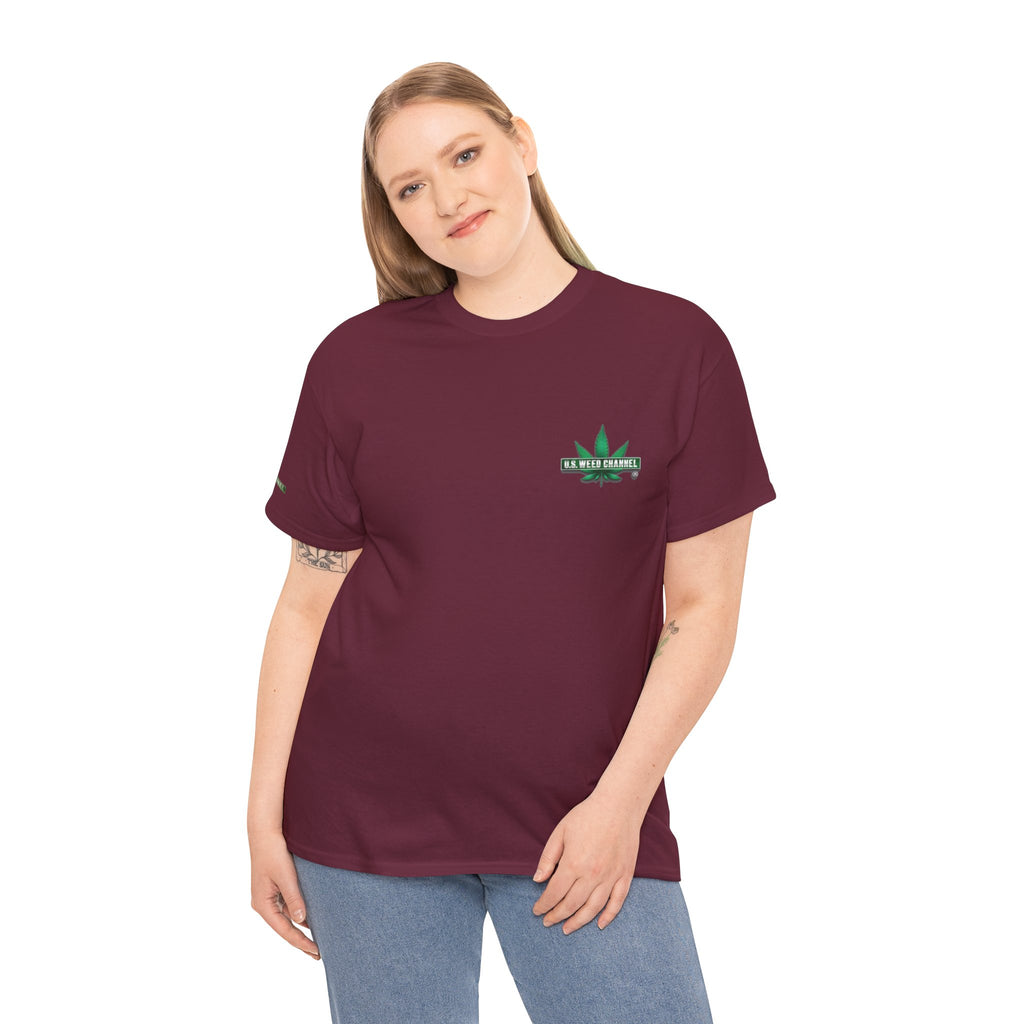 U.S. WEED CHANNEL 'Basics' T-Shirt – USWC Logo Tee