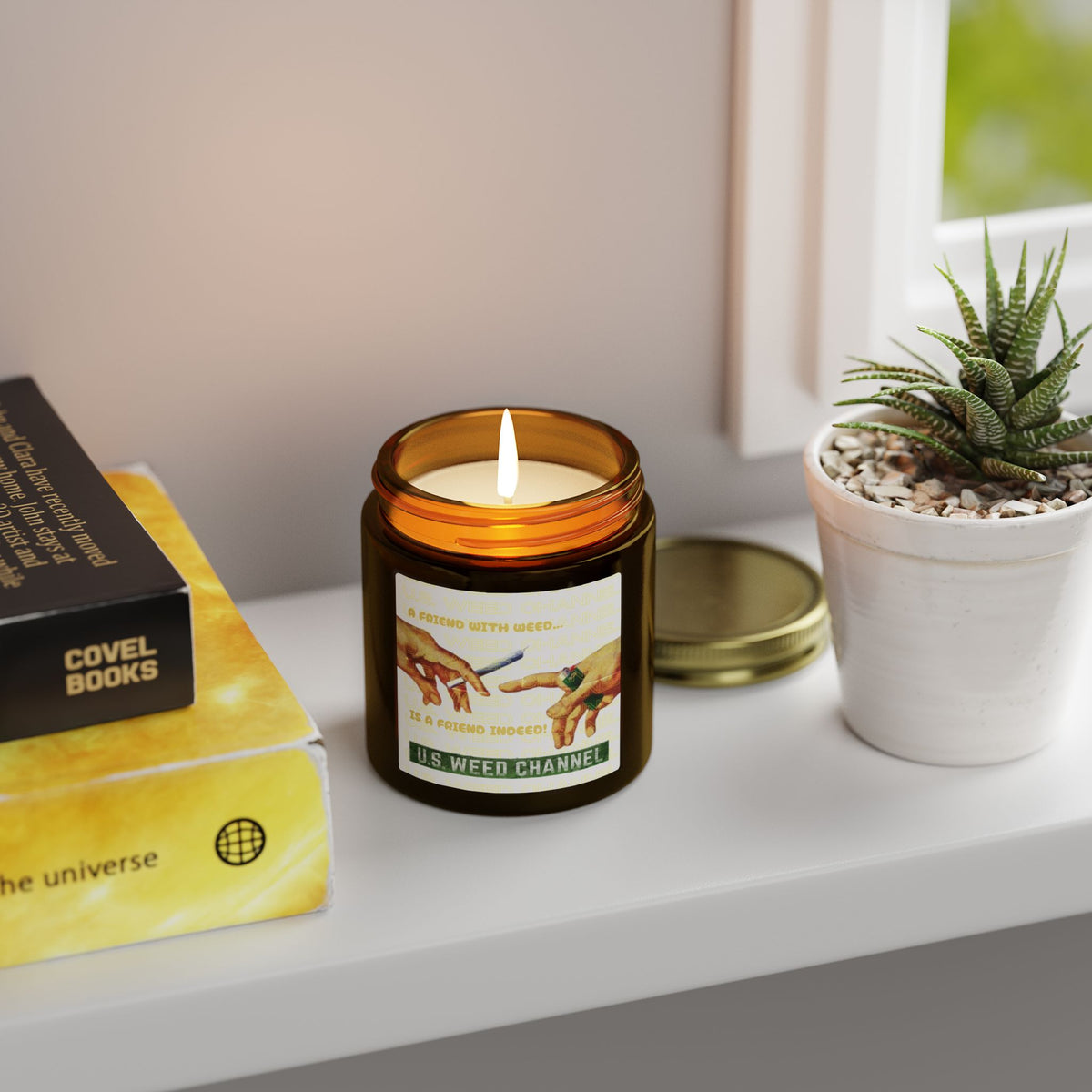 "A FRIEND WITH WEED...IS A FRIEND INDEED!" - Safety-Meeting Disguise - Scented Candles