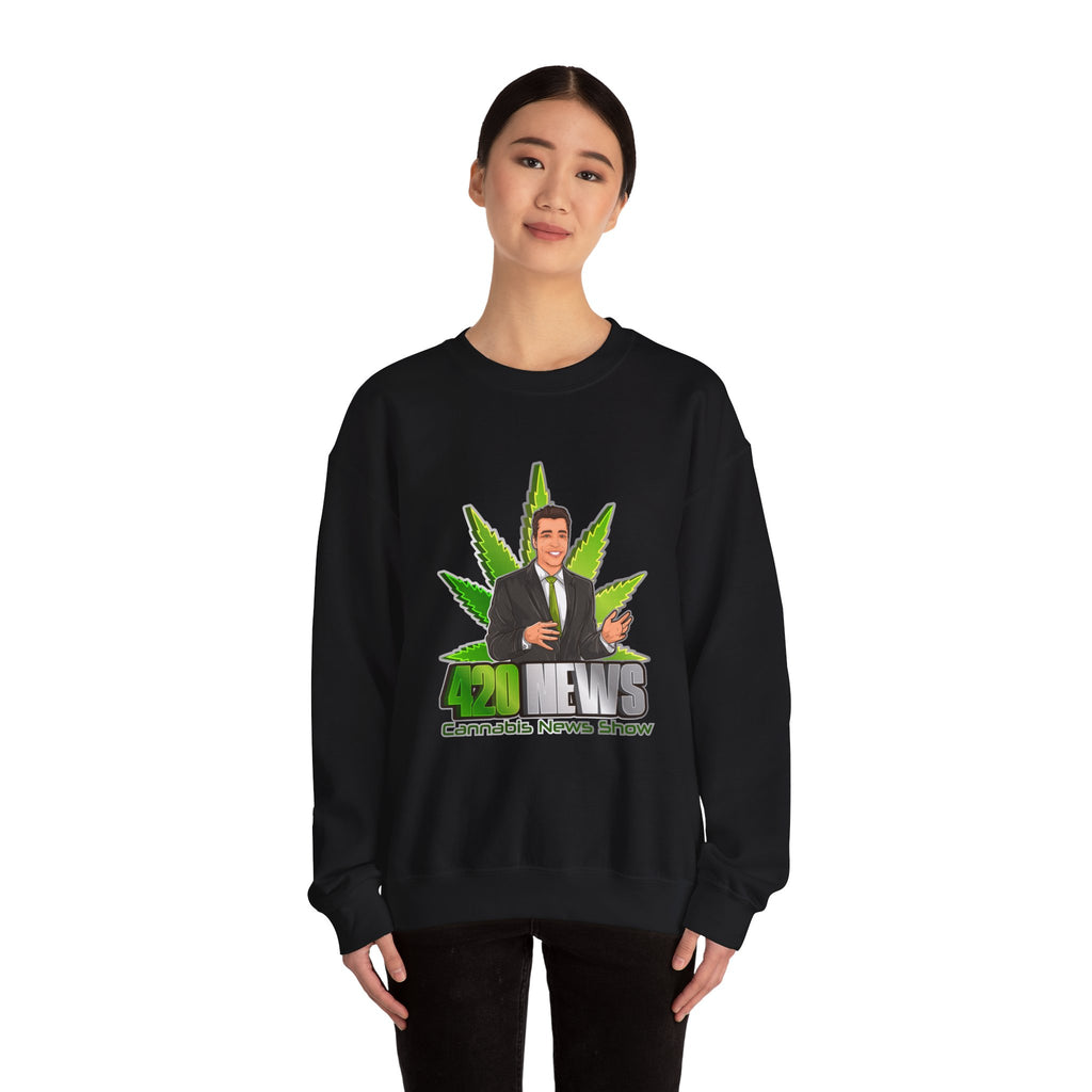 Unisex Heavy Blend™ 420 News Crewneck Sweatshirt