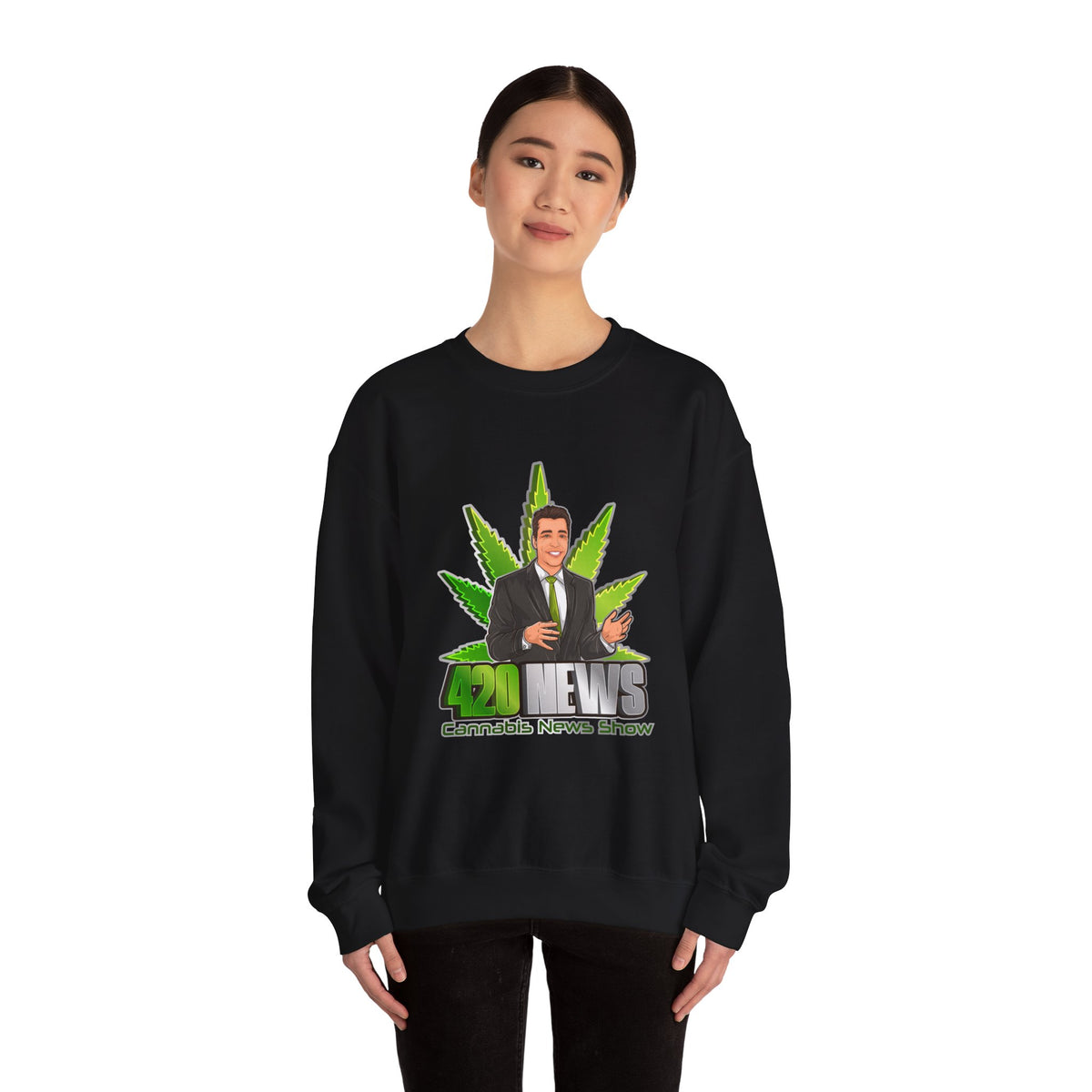 Unisex Heavy Blend™ 420 News Crewneck Sweatshirt