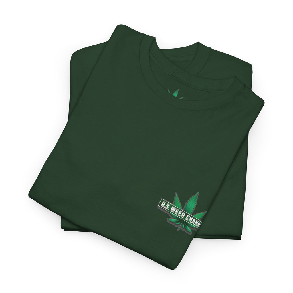 U.S. WEED CHANNEL 'Basics' T-Shirt – USWC Logo Tee
