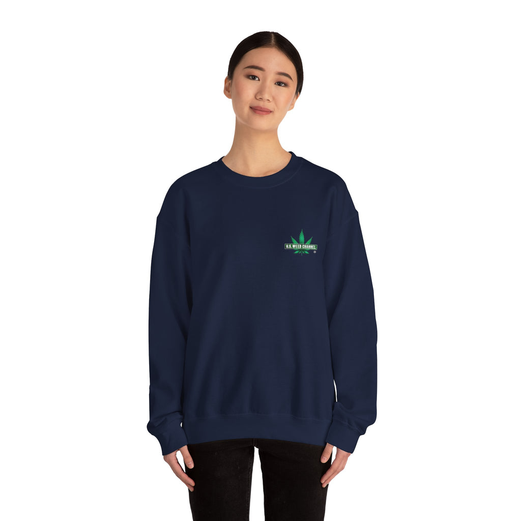 U.S. WEED CHANNEL Basics - Crewneck Everyone Sweatshirt