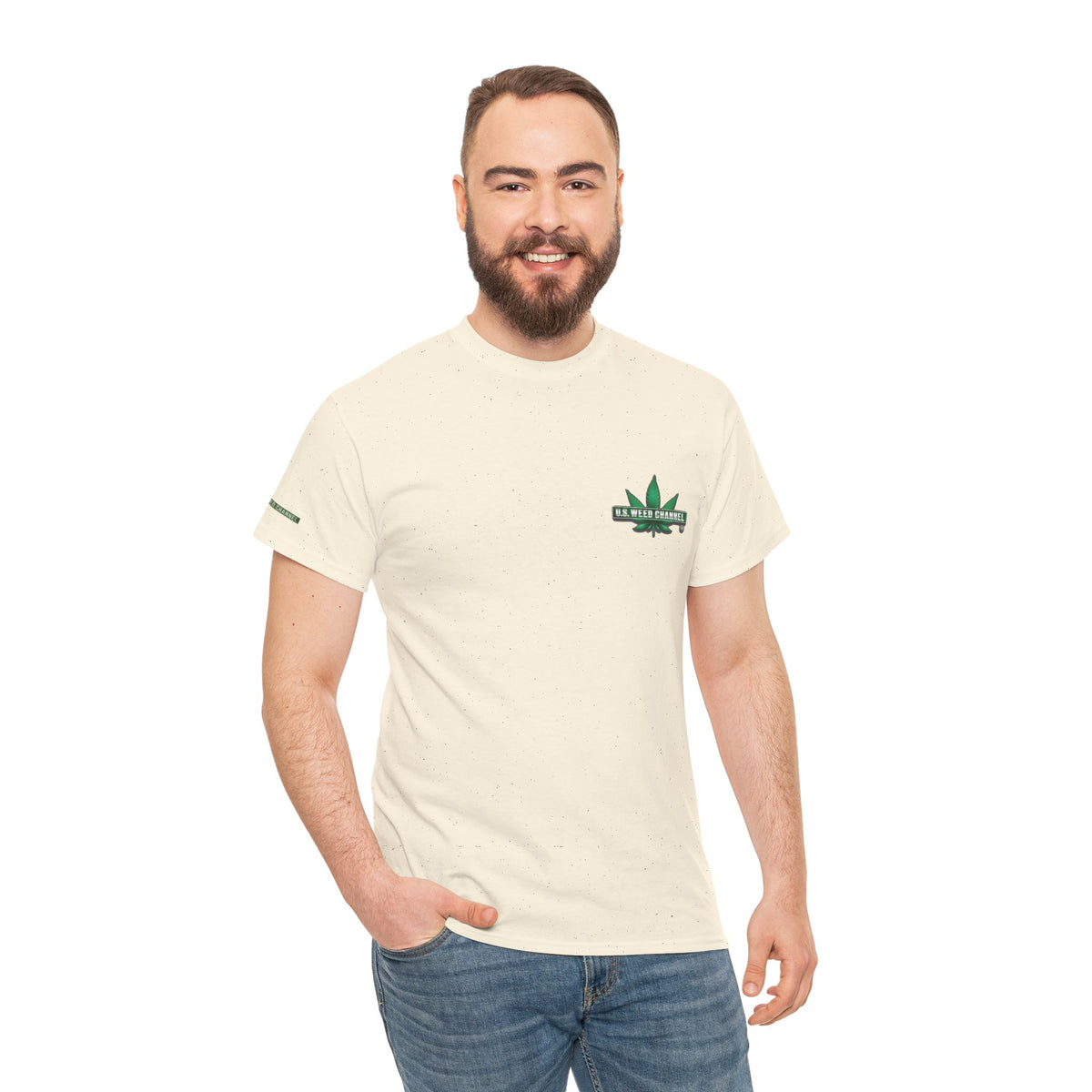 U.S. WEED CHANNEL 'Basics' T-Shirt – USWC Logo Tee