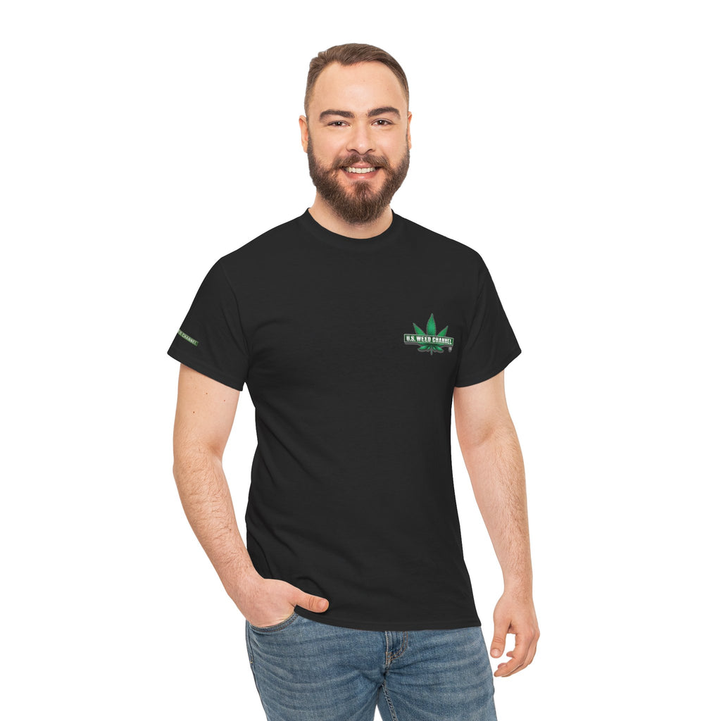 U.S. WEED CHANNEL 'Basics' T-Shirt – USWC Logo Tee