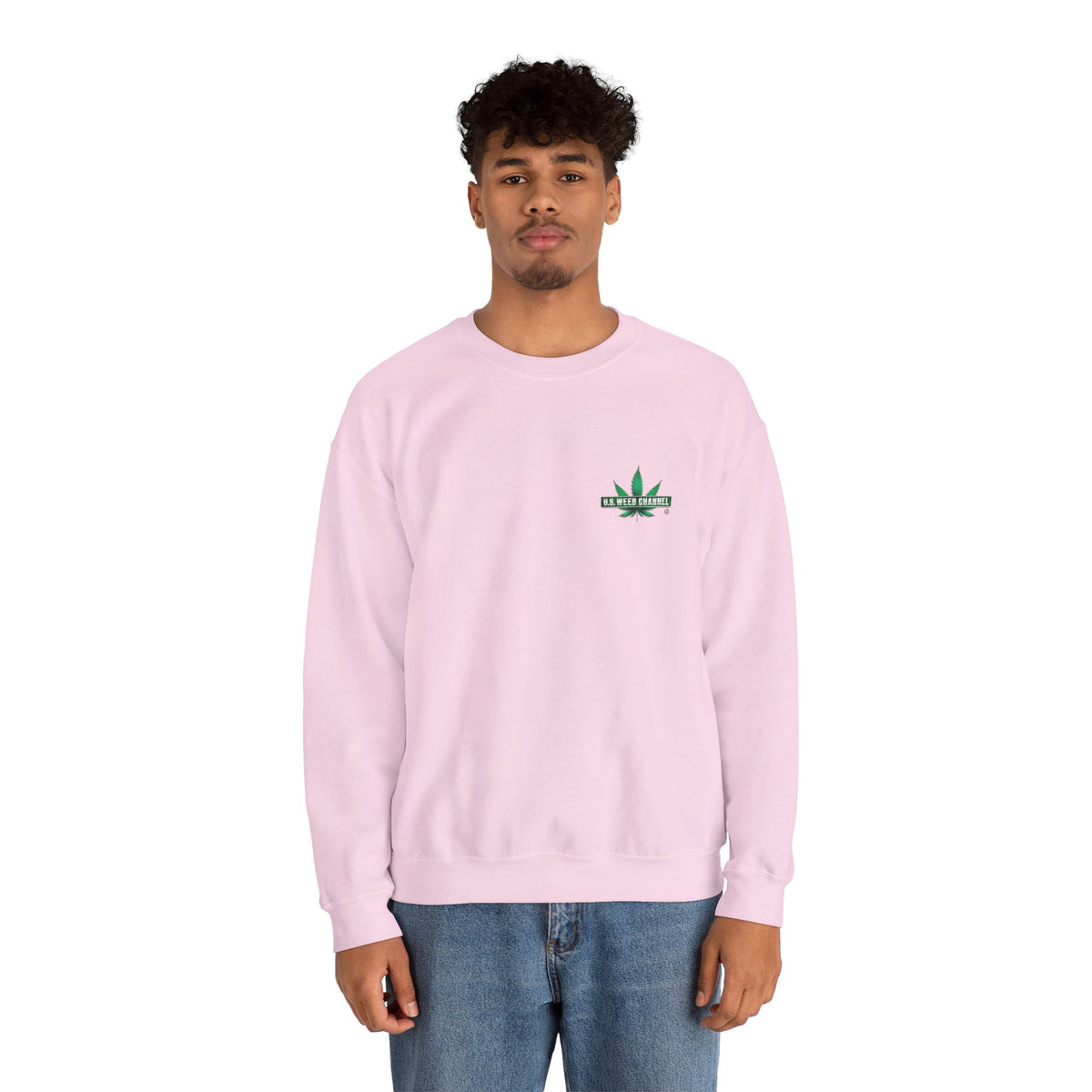 U.S. WEED CHANNEL Basics - Crewneck Everyone Sweatshirt