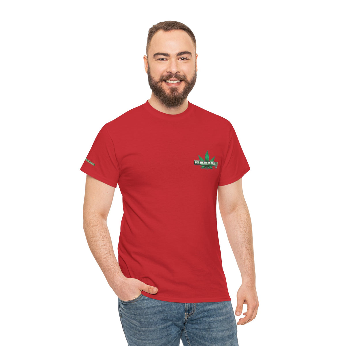 U.S. WEED CHANNEL 'Basics' T-Shirt – USWC Logo Tee