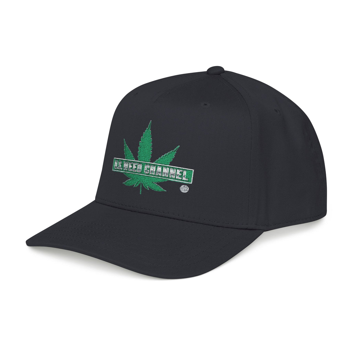 The 'Pass That Time' Mid Profile Baseball Cap by U.S. WEED CHANNEL