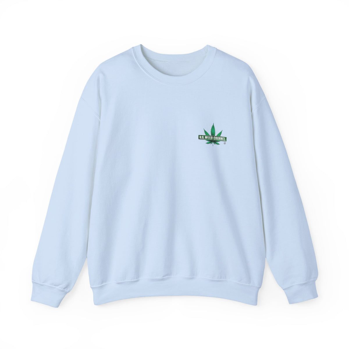 U.S. WEED CHANNEL Basics - Crewneck Everyone Sweatshirt