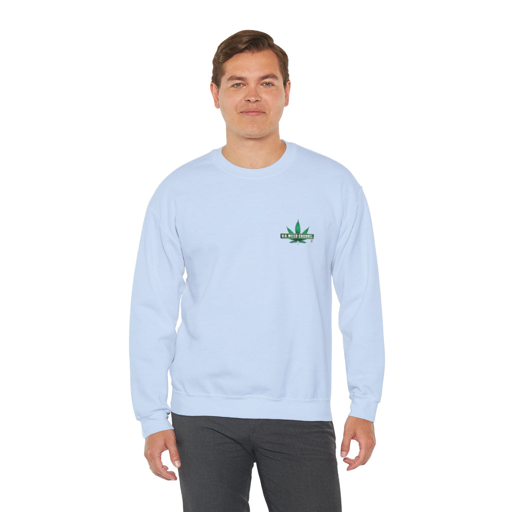 U.S. WEED CHANNEL Basics - Crewneck Everyone Sweatshirt