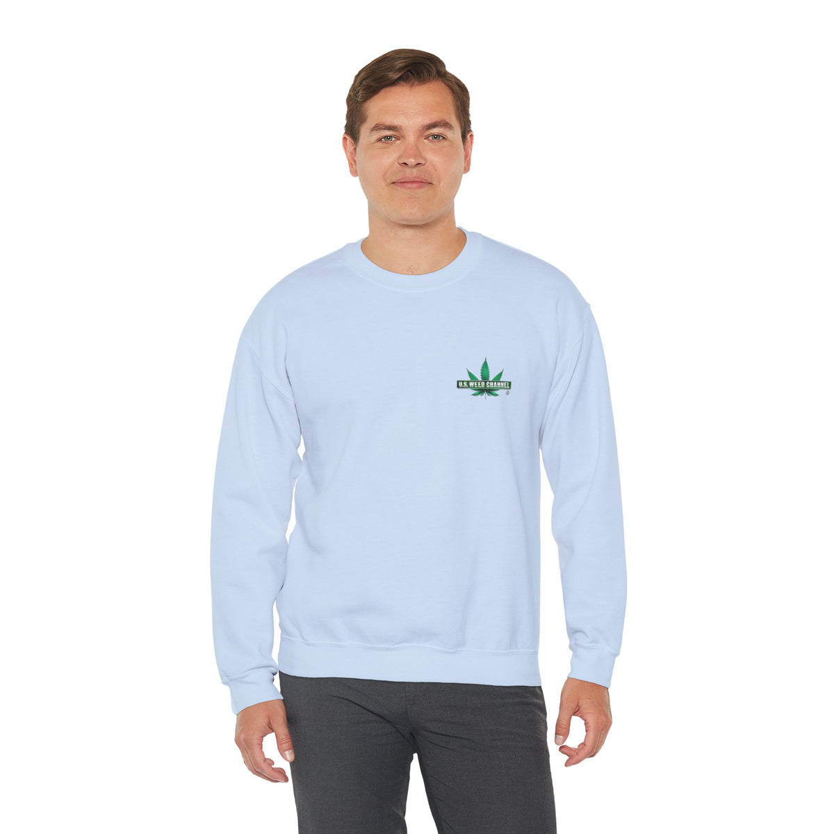 U.S. WEED CHANNEL Basics - Crewneck Everyone Sweatshirt
