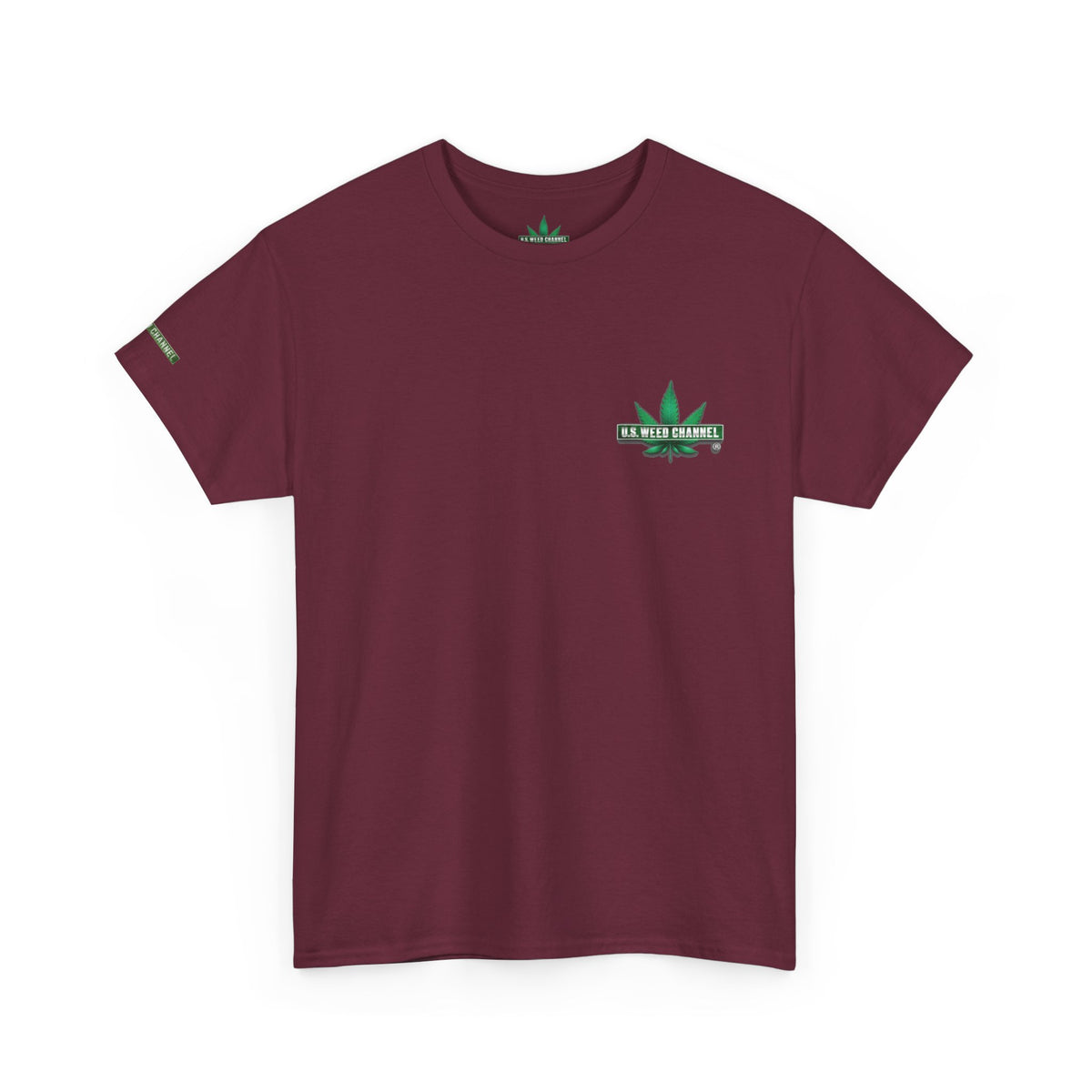 U.S. WEED CHANNEL 'Basics' T-Shirt – USWC Logo Tee
