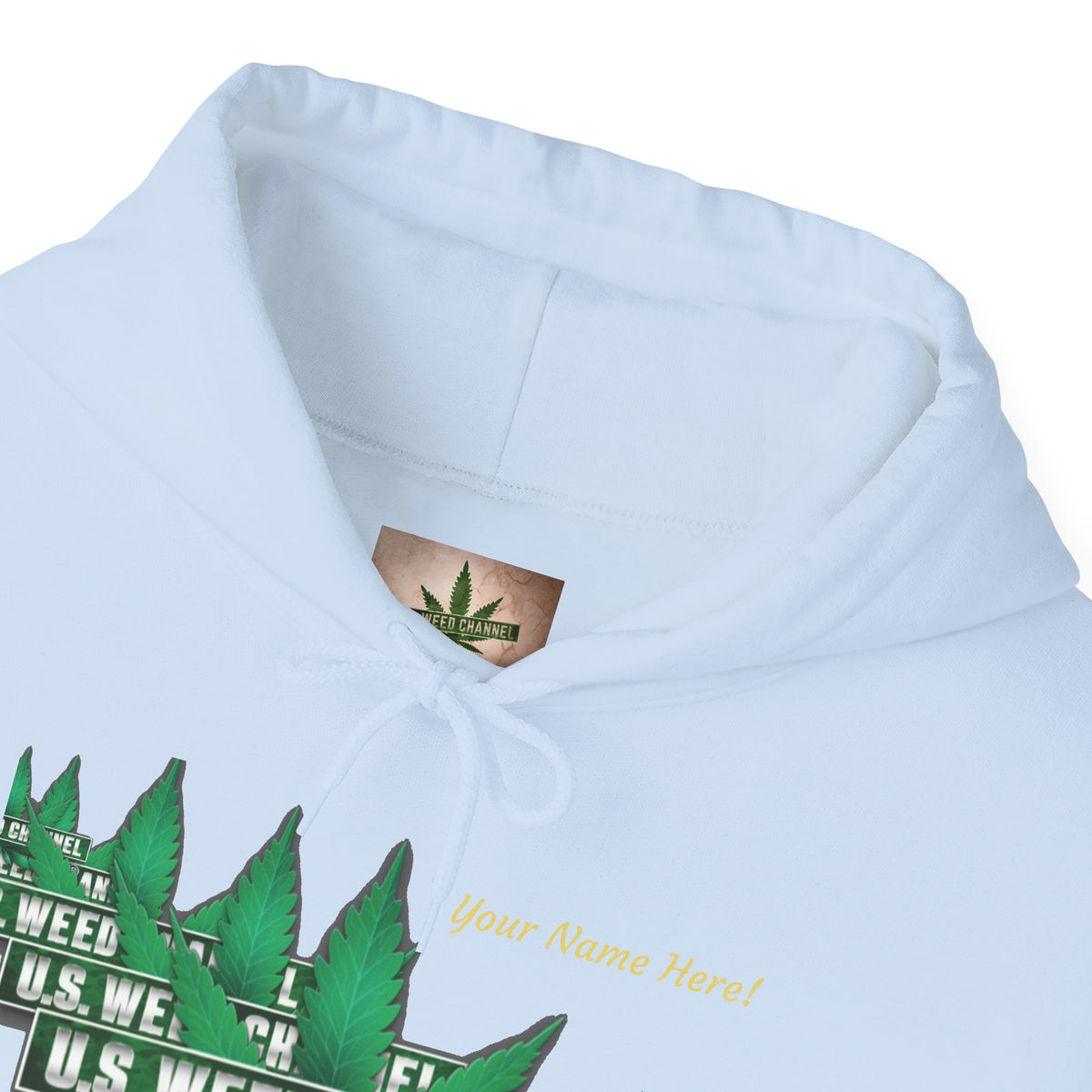U.S. Weed Channel Hoodie — Repeater Logo Pullover
