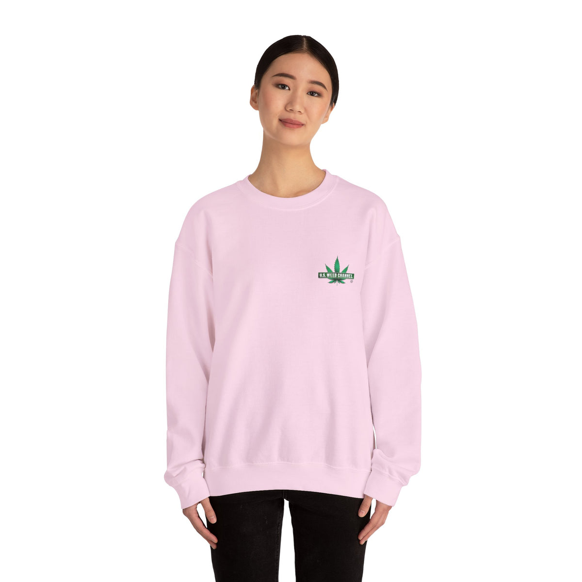 U.S. WEED CHANNEL Basics - Crewneck Everyone Sweatshirt