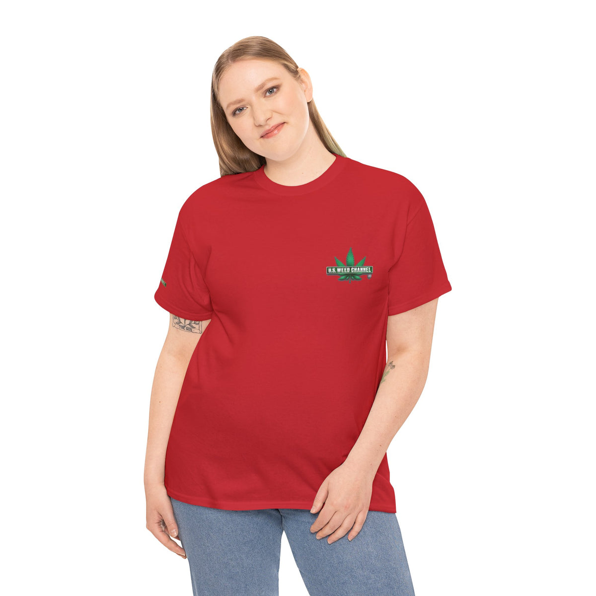 U.S. WEED CHANNEL 'Basics' T-Shirt – USWC Logo Tee