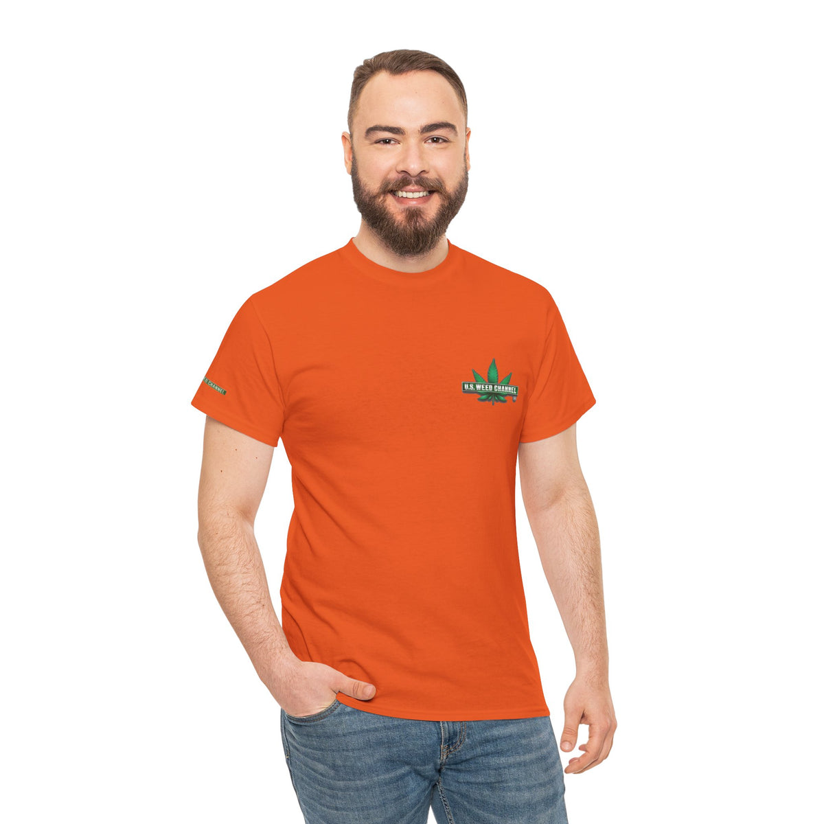 U.S. WEED CHANNEL 'Basics' T-Shirt – USWC Logo Tee