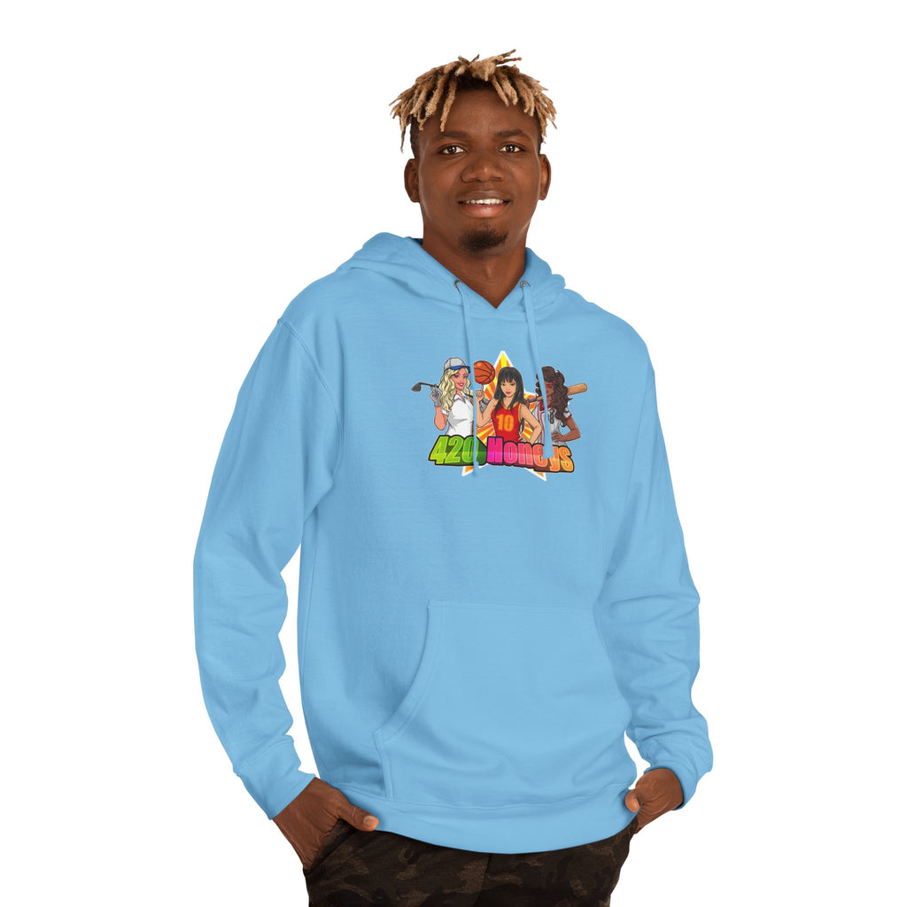 420 Honeys Women’s Cropped Hooded Sweatshirt