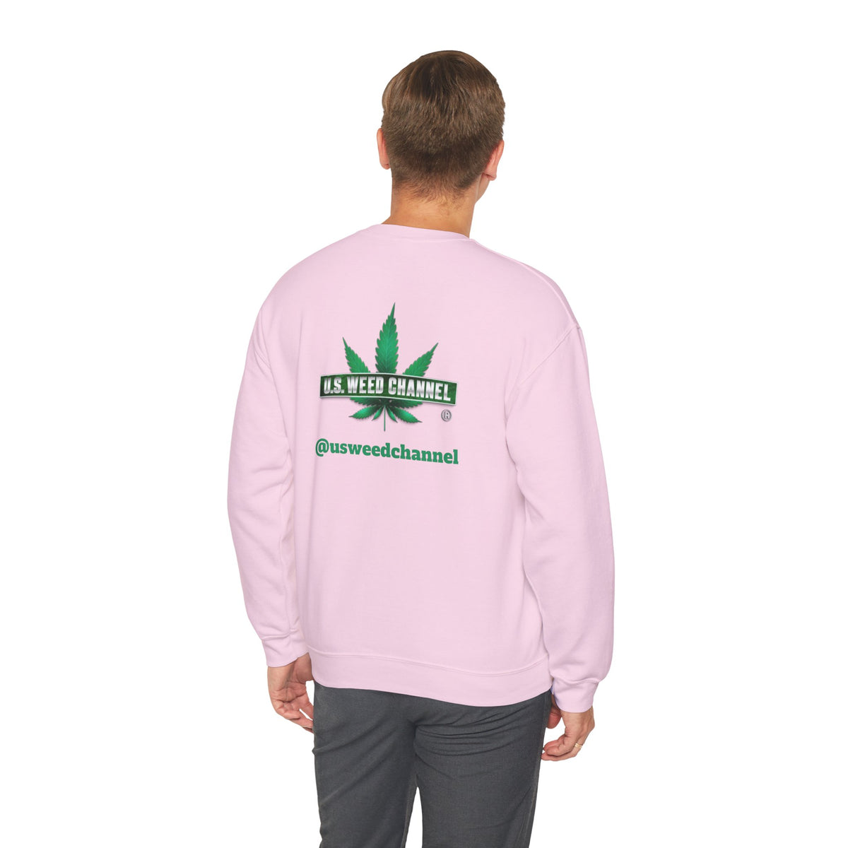 U.S. WEED CHANNEL Basics - Crewneck Everyone Sweatshirt