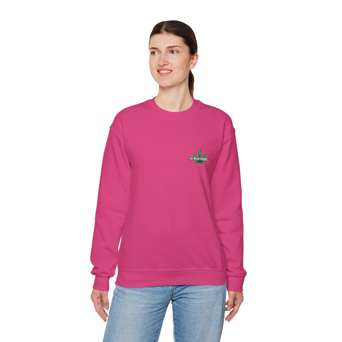 U.S. WEED CHANNEL Basics - Crewneck Everyone Sweatshirt