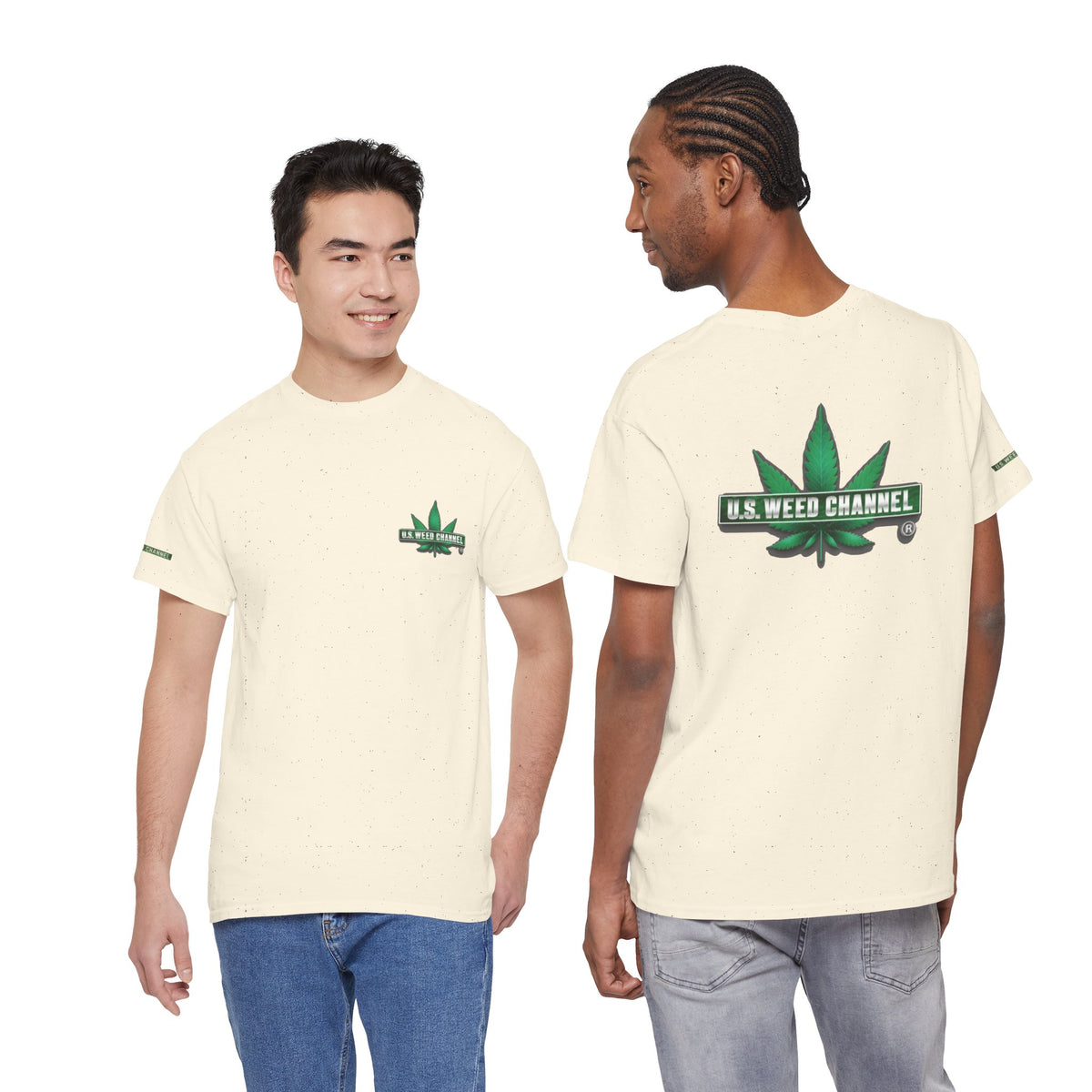 U.S. WEED CHANNEL 'Basics' T-Shirt – USWC Logo Tee