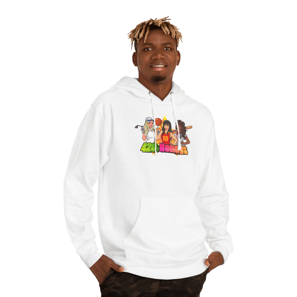 420 Honeys Women’s Cropped Hooded Sweatshirt