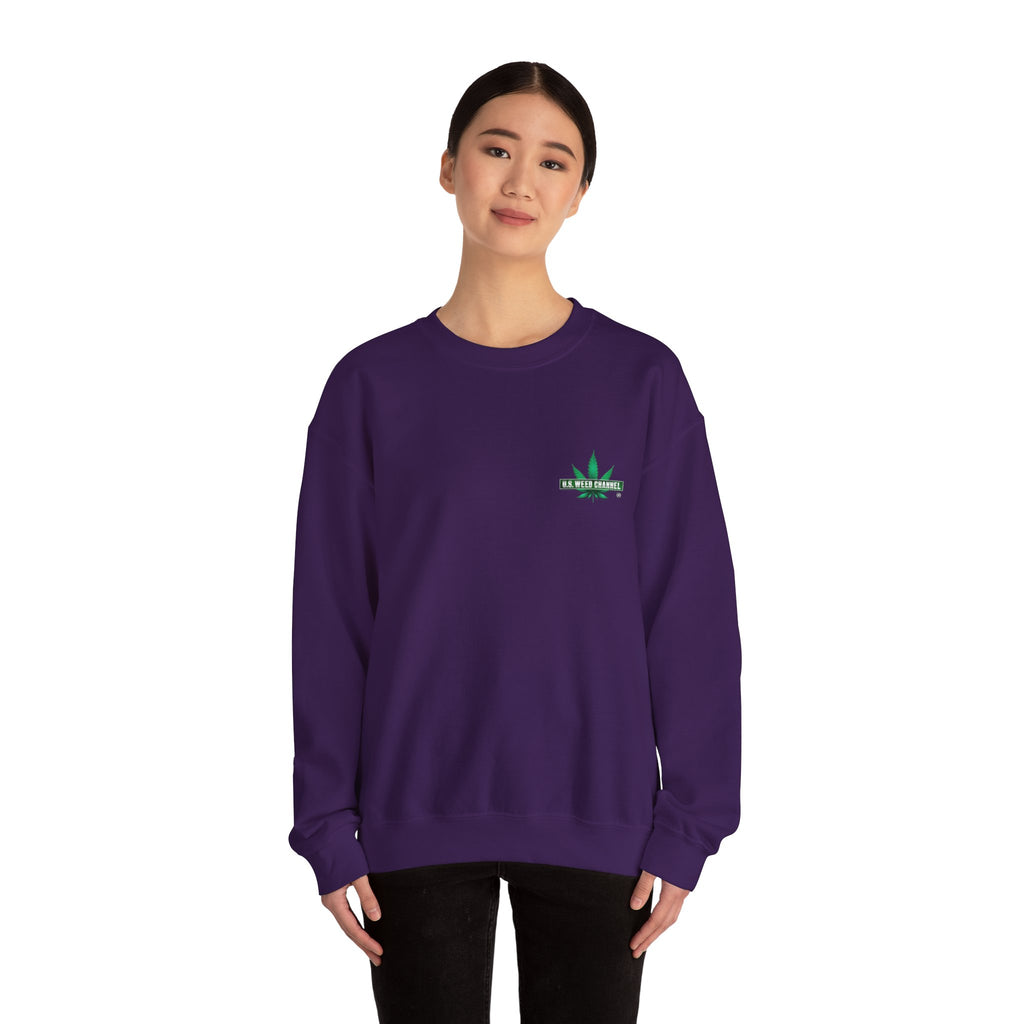 U.S. WEED CHANNEL Basics - Crewneck Everyone Sweatshirt