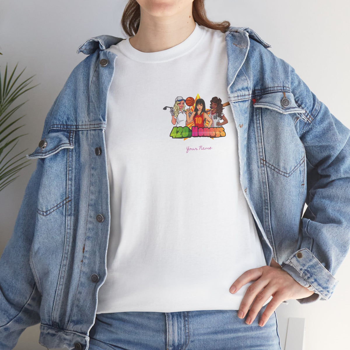 420 Honeys 'Basics' T-Shirt – USWC Logo Tee