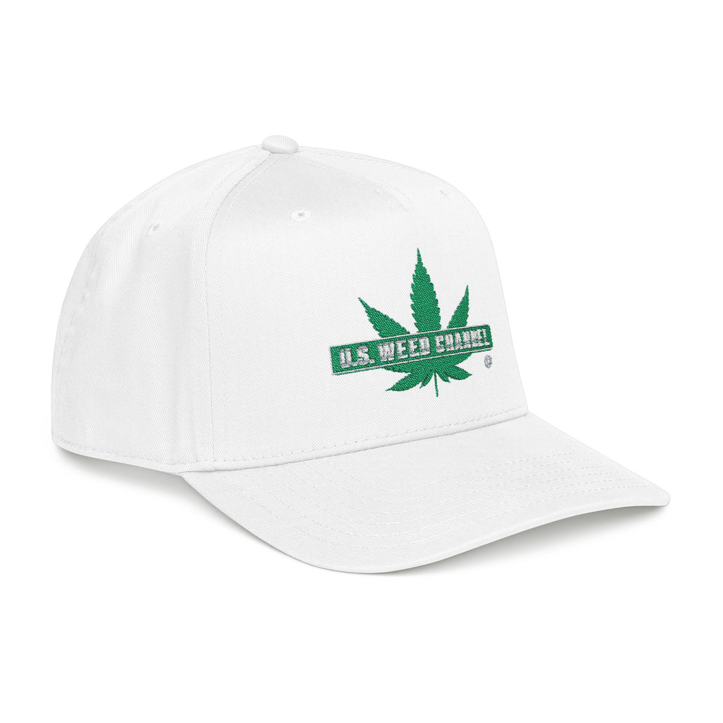 The 'Pass That Time' Mid Profile Baseball Cap by U.S. WEED CHANNEL