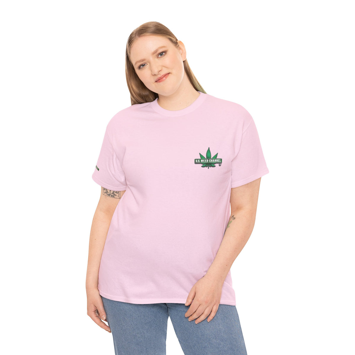 U.S. WEED CHANNEL 'Basics' T-Shirt – USWC Logo Tee