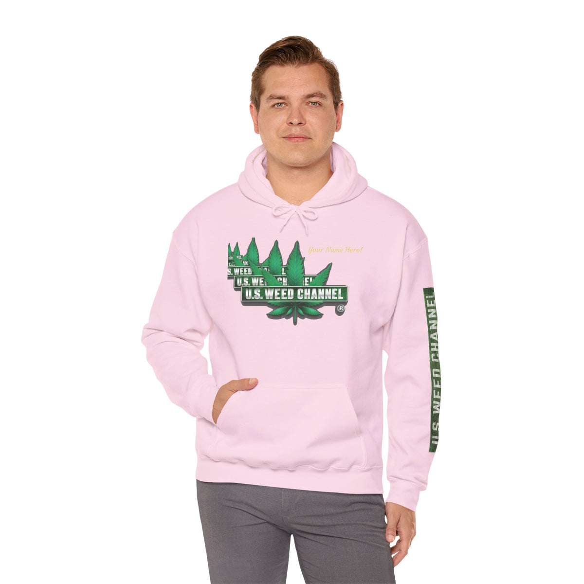 U.S. Weed Channel Hoodie — Repeater Logo Pullover